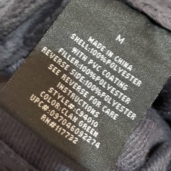 ZeroXposur Clan Green Plaid Rain Coat Reversible Gray Fleece Lined Jacket Medium - Picture 8 of 10